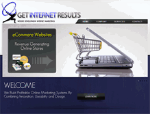 Tablet Screenshot of getinternetresults.com